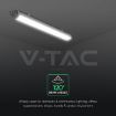 Slika V-TAC LED vodootporna svetiljka CREE 18W 2160 lm 6500K IP65 belo kućište