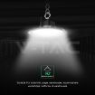 Slika V-TAC LED UFO Highbay svetiljka CREE 100W 15500 lm 4000K IP65 crno kućište