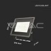 Slika V-TAC LED reflektor F-Series 100W 8700 lm 6500K IP65 crno kućište