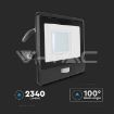 Slika V-TAC LED reflektor sa senzorom Samsung 30W 2340 lm 6400K IP65 crno kućište