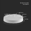 Slika V-TAC LED panel nadgradni 12W 1200lm 4000K IP20 bela