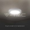 Slika V-TAC LED panel nadgradni 24W 2640lm 6500K IP20 bela
